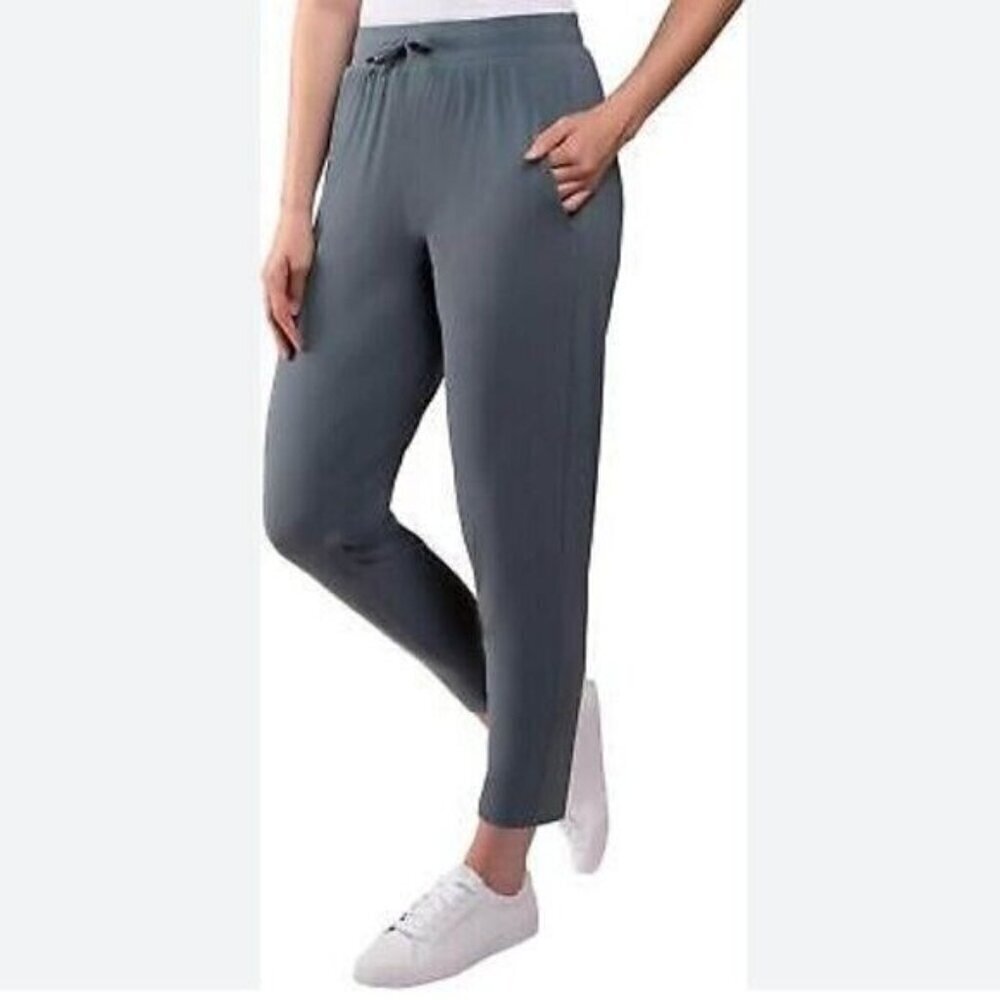 NEW Kirkland Signature Ladies Active Pants XXL Moisture-Wicking Gray